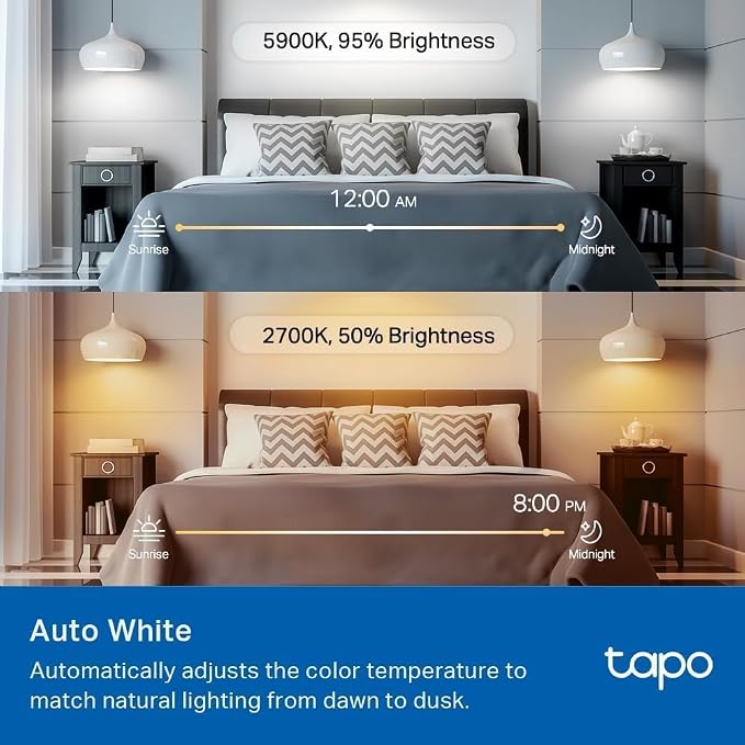Tapo TP-Link Smart Light Bulbs, 1100 Lumens High Brightness, Matter-Certified - Image 9