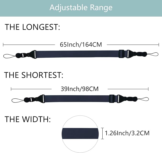 3 Pack Adjustable Shoulder Strap:Comfortable - Image 2