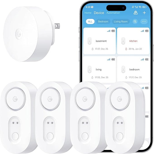 GoveeLife Upgraded Smart Water Leak Detector 1s by GoveeLife