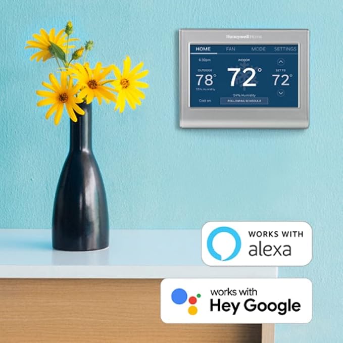 Honeywell Home RTH9585WF1004 Wi-Fi Smart Color Thermostat, 7 Day Programmable - Image 10