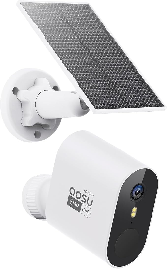 aosu Add-on Cam, Solar Powered, Requires SolarCam/WirelessCam System's aosuBase by AOSUSecurityOffical