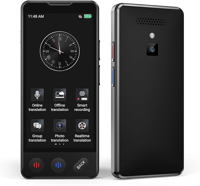 Language Translator Device No WiFi Needed, 2026 Upgraded AI Translator by FICALLO