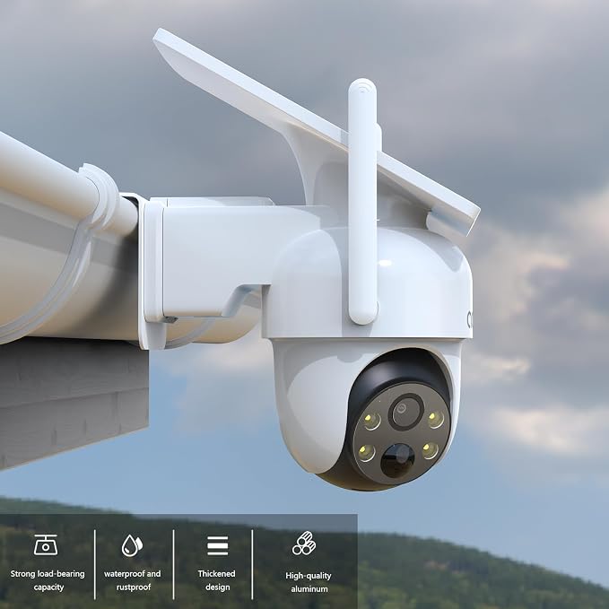 Gutter Mount for AOSU Solar Security Cameras Outdoor Wireless and ANSQUE - Image 6