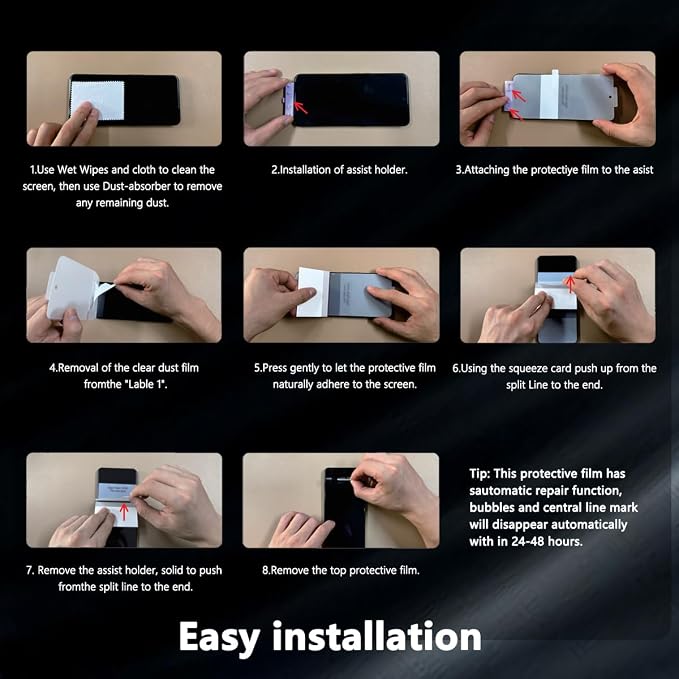 3+2 Pack Screen Protector for Google Pixel 10a, 3 TPU Film - Image 3