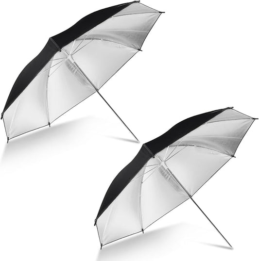 43" Black/Silver Reflective Umbrella Kit by Hahawalker