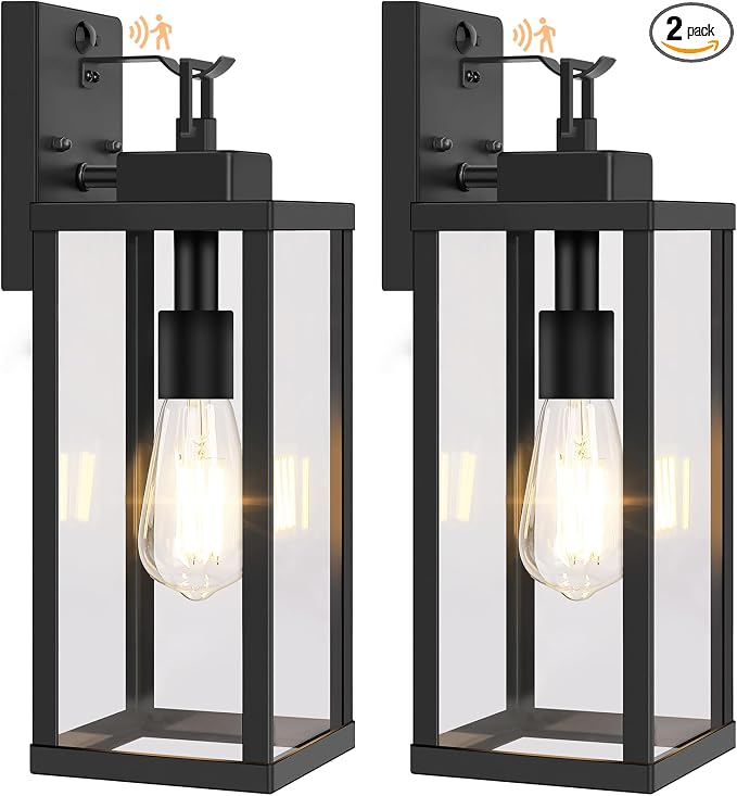 BesLowe 16” Upgraded Motion Sensor Outdoor Wall Lights, Dusk to Dawn Porch by BringYouBrightFuture