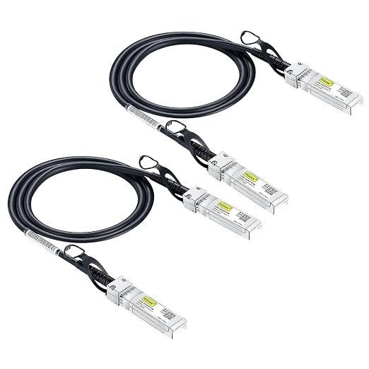 10Gtek SFP+ DAC Twinax Cable - 10G SFP+ Direct Attach Copper Patch Cable by 10Gtek