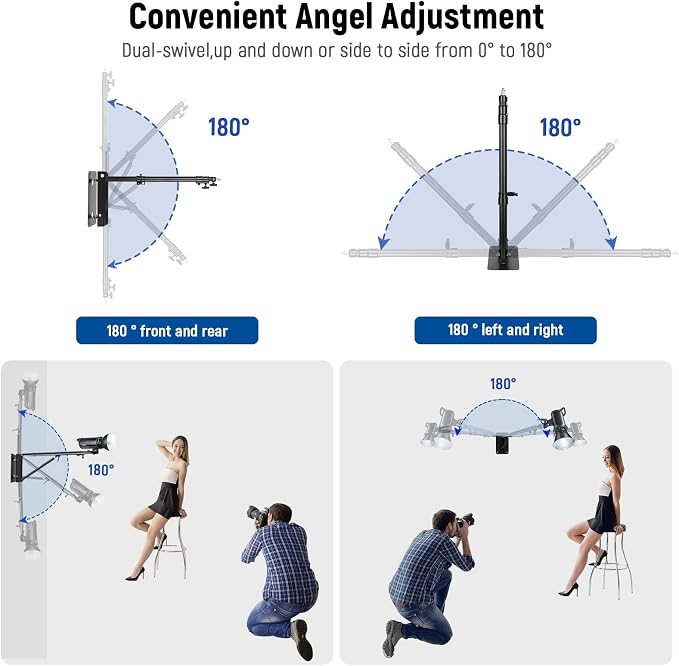 Neewer Wall Mounting Triangle Boom Arm - Image 3
