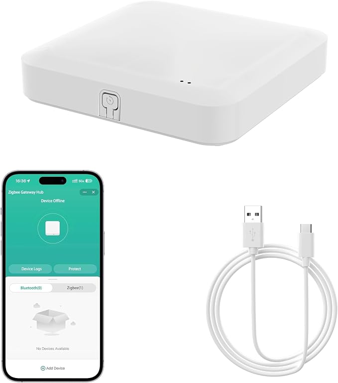 Tuya ZigBee 3.0 Hub/Wireless Gateway, WiFi Smart Home Bridge Remote Controller by WUKUR