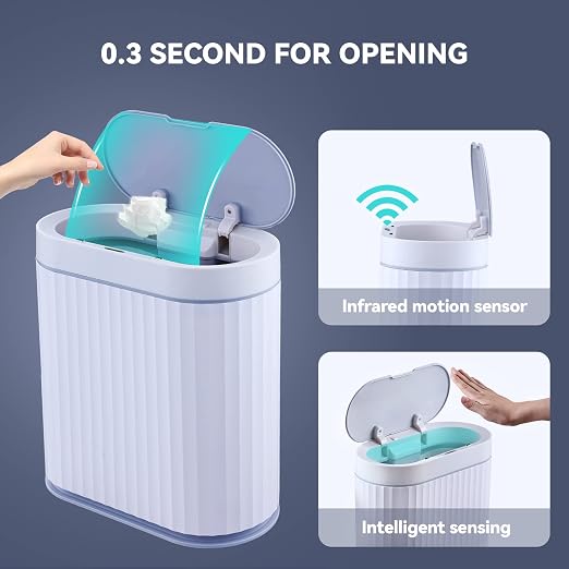ELPHECO Bathroom Trash Can - Image 4