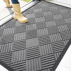 OLANLY Front Door Mat Outside Entrance 47x32, Waterproof Heavy-Duty Doormat by OLANLY