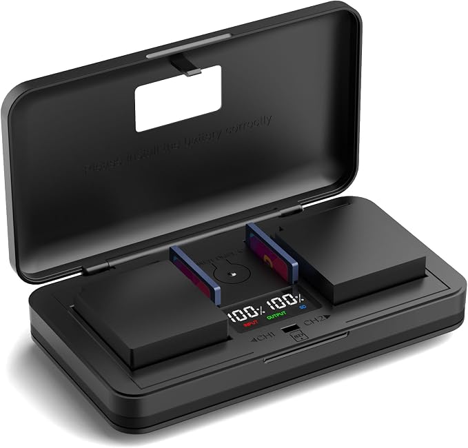 CGA-S002E/DWM-BM7 Camera Battery Multifunctional Charger Set Compatible by Inspirationlightsupyourlife