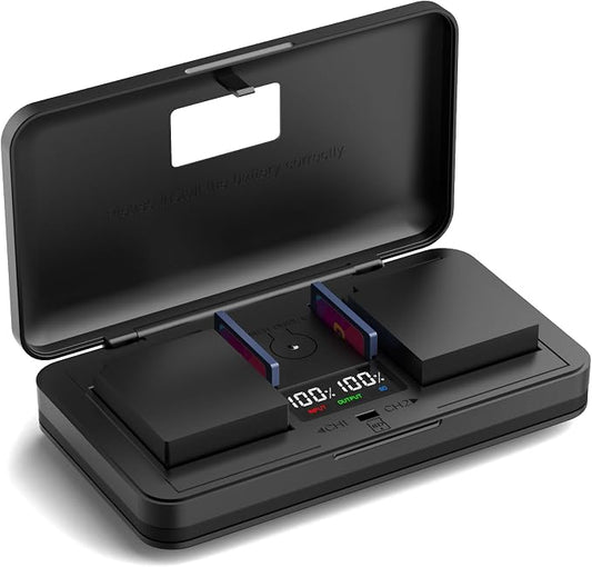 CGA-S002E/DWM-BM7 Camera Battery Multifunctional Charger Set Compatible by Inspirationlightsupyourlife