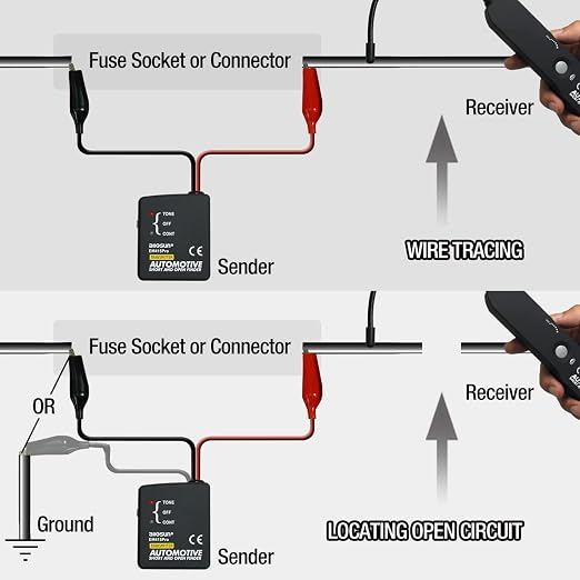 allsun EM415Pro Automotive Wire Tracker, Short and Open Circuit Finder Tester - Image 2