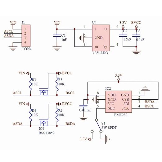 BME280 Sensor Module with Jumper Wires, 3-in-1 Temperature Humidity Barometric - Image 7
