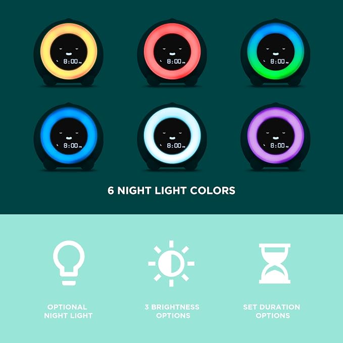 LittleHippo Mella: Kids Alarm Clock, Ready to Rise Children's Sleep Trainer - Image 3
