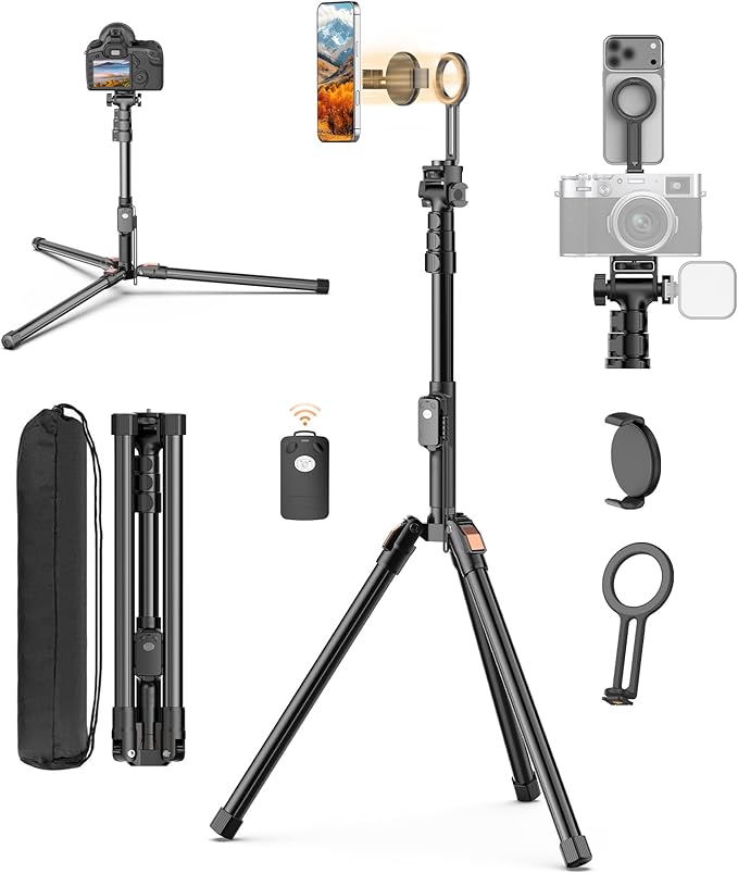 XXZU 74" Magnetic Phone Tripod by XXZU