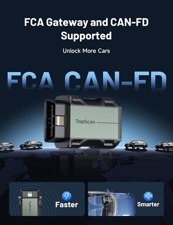 TOPDON TopScan Lite OBD2 Bluetooth Scanner, Bi-Directional All System - Image 8