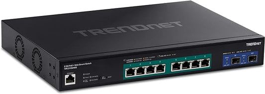 TRENDnet 10-Port Multi-Gig Web Smart PoE+ Switch, 8 x 2.5GBASE-T PoE+ Ports by TRENDnet
