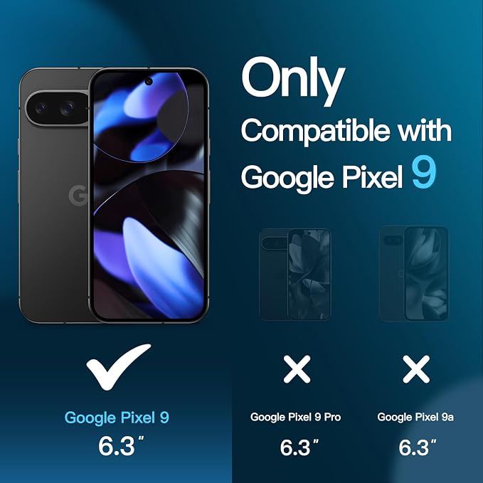JETech Screen Protector for Google Pixel 9 - Image 2