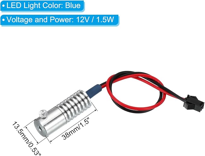 PATIKIL 3mm 1m PMMA Side Glow Fiber Optic Cable Kit, - Image 3