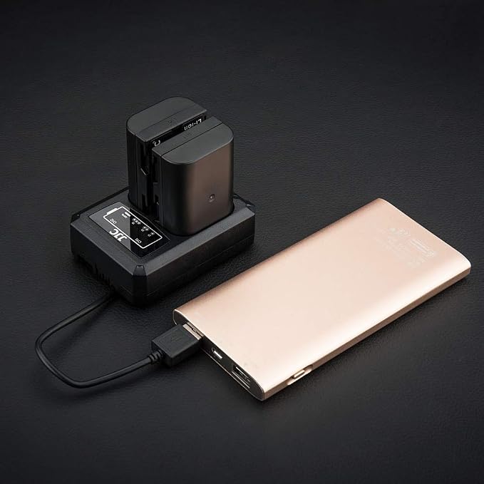 JJC DMW-BLF19 & DMW-BLK22 Battery Charger USB Dual Slot - Image 8