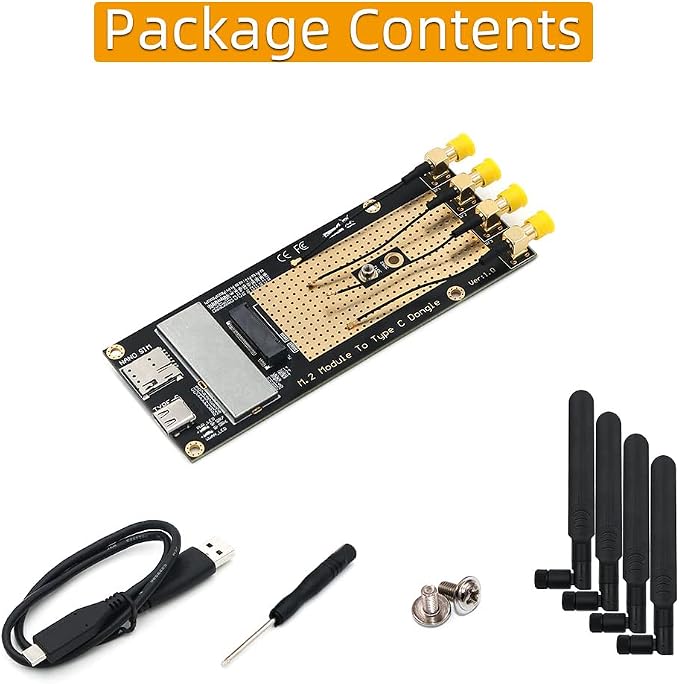M.2 3G/4G/5G Module to Type C/USB 3.0 Adapter - Image 8