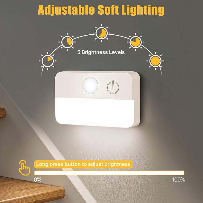 Guankai 3 Pack Motion Sensor Stair Lights - Image 3