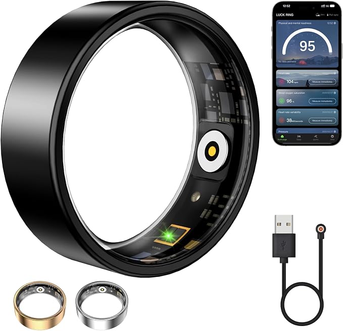 Smart Ring for Women & Men, Fitness Tracker by Unknown