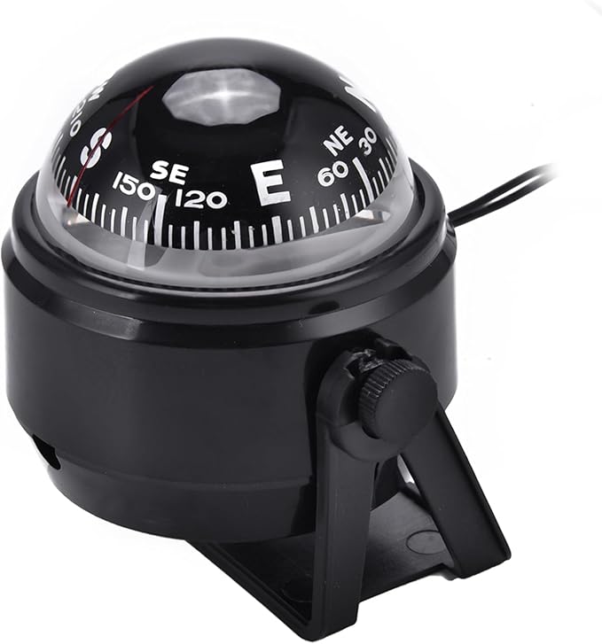 VGEBY Marine Navigation Compass, High Precision LED Marine Digital Car Mount - Image 3