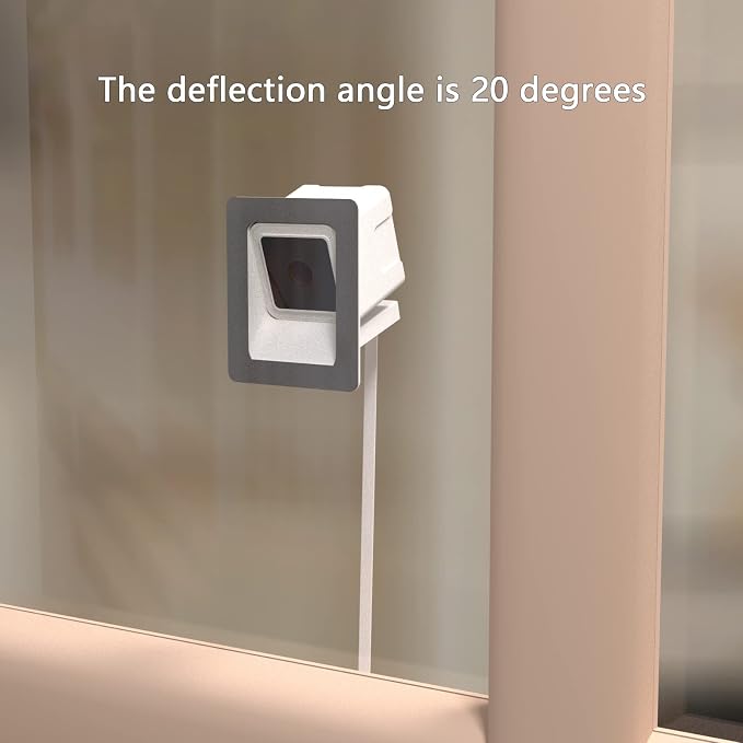 Teccle Angled Window Mount for Wyze Cam v4 OG, 20 Degrees Tilt, Through Window - Image 5