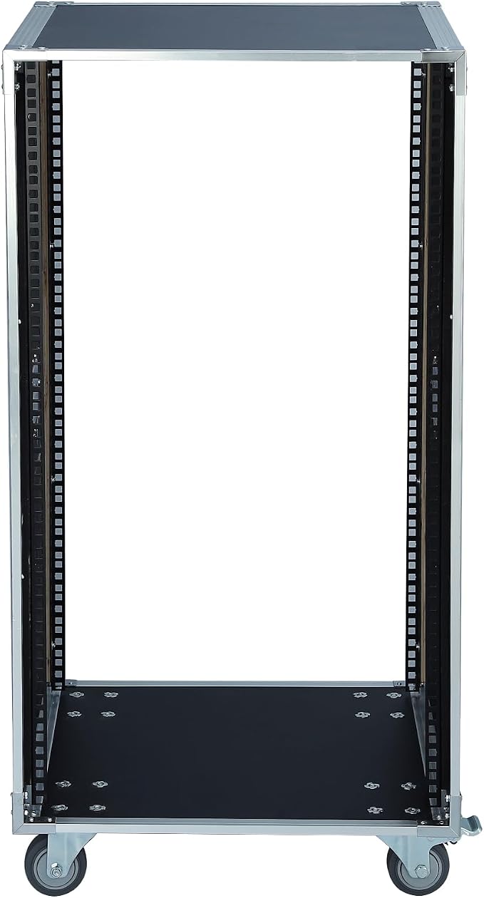 AV Gear Rack 20U Home Audio & Video Stage Stereo Equipment Storage Cabinet - Image 8