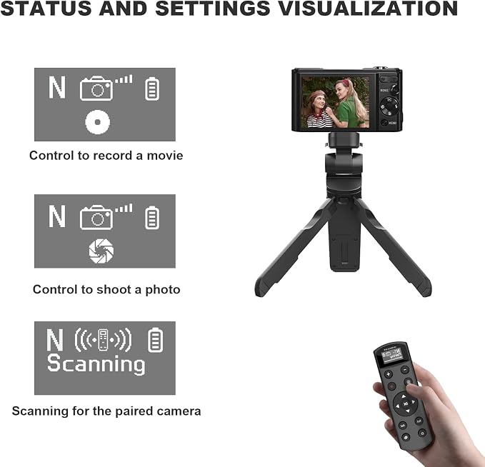 for Nikon Cameras Rechargeable Wireless Remote Control, Shutter Release - Image 7