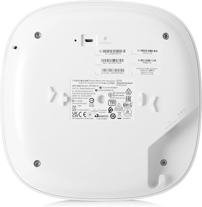 HPE Networking Instant On Access Point AP25 4x4 WiFi 6 Indoor Wireless Access - Image 2
