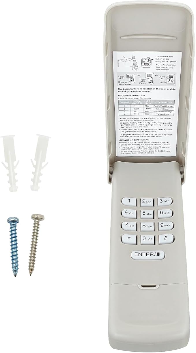 Universal Garage Door Opener Keypad by XDTKML