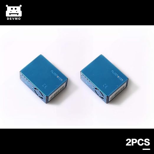 DEVMO 2PCS Digital Particle Concentration Laser Sensor PMS5003 PM2.5 PM10+Cable - Image 2