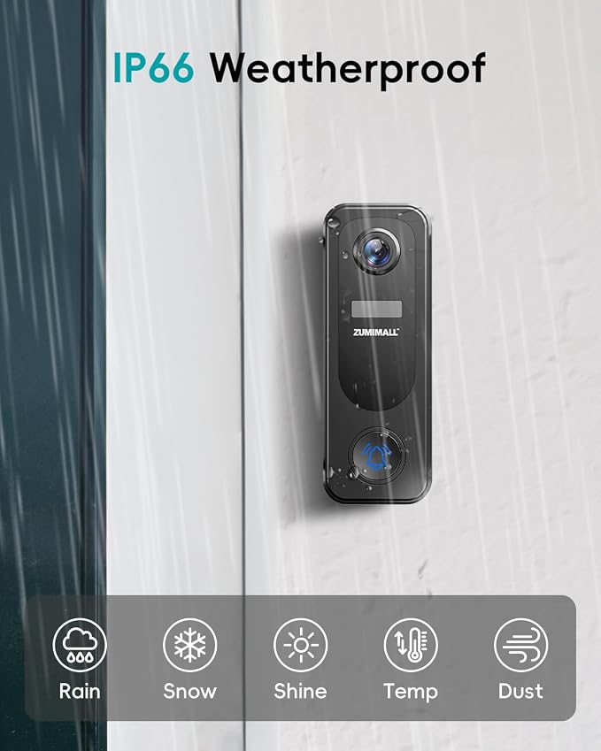 ZUMIMALL Doorbell Camera Wireless No Subscription - Image 7