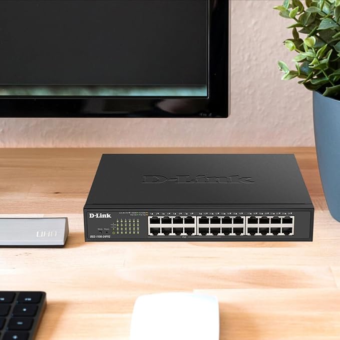 D-Link 24-Port Gigabit Smart Managed PoE+ Switch | 12 PoE+ Ports - Image 7