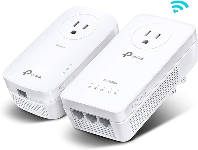 TP-Link Powerline WiFi Extender TL-WPA8631P KIT- Includes AV1300 Powerline by TP-Link