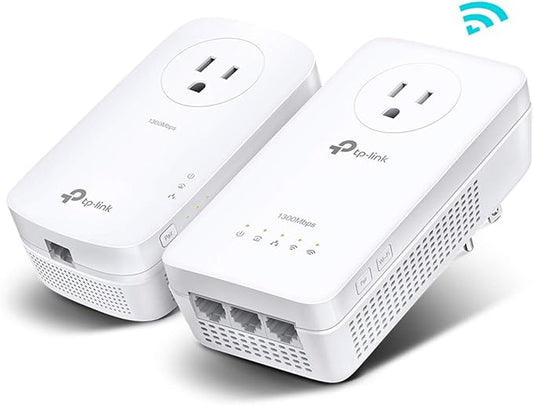 TP-Link Powerline WiFi Extender TL-WPA8631P KIT- Includes AV1300 Powerline by TP-Link