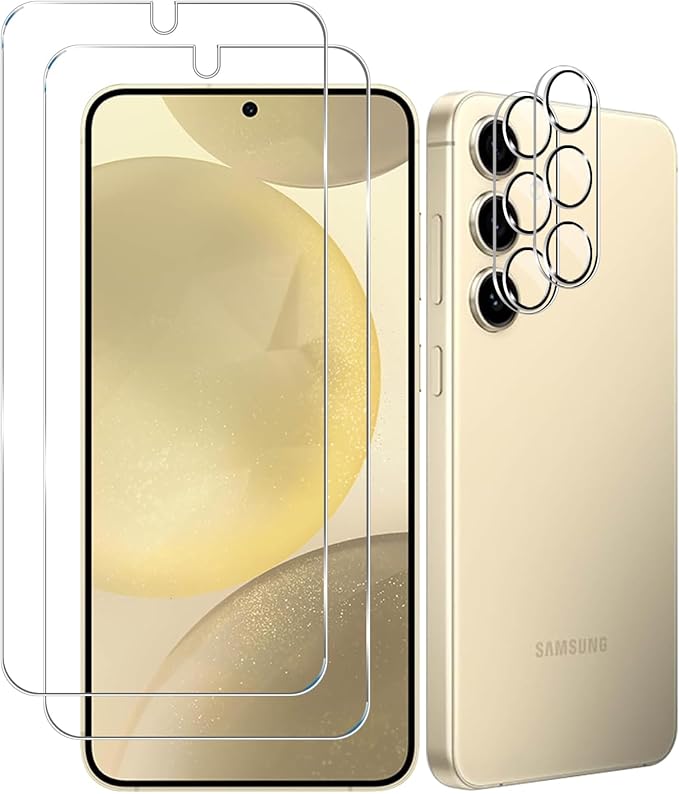 BIGFACE Galaxy S24 Plus Tempered Glass Screen Protector + Camera Lens Protector by Wehaveaprofessionalteam