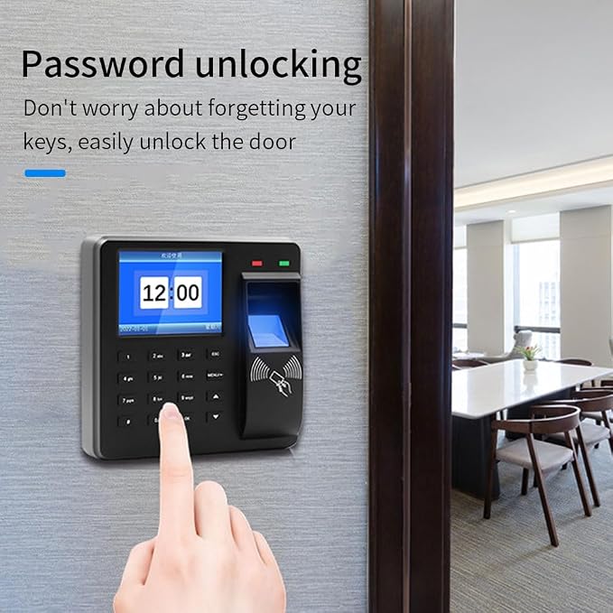 Access Control Time Attendance Machine Fingerprint Recognition/Password/Card - Image 5
