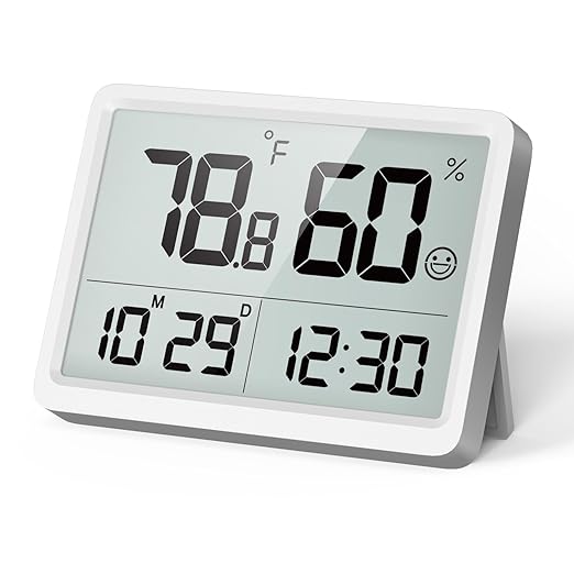 DOOMAY Digital Room Thermometer and Humidity Monitor by DOOMAY