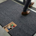 GORILLA GRIP Traffic Guard Indoor Outdoor Heavy Duty Door Mat, 72x48 Gray by GorillaGrip