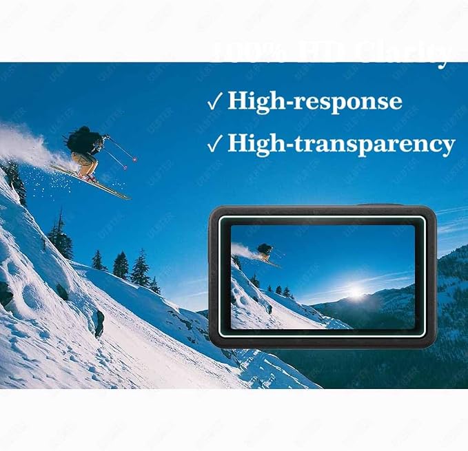 ULBTER Screen Protector for DJI OSMO Action 5 Pro Camera + Lens cap Cover - Image 7