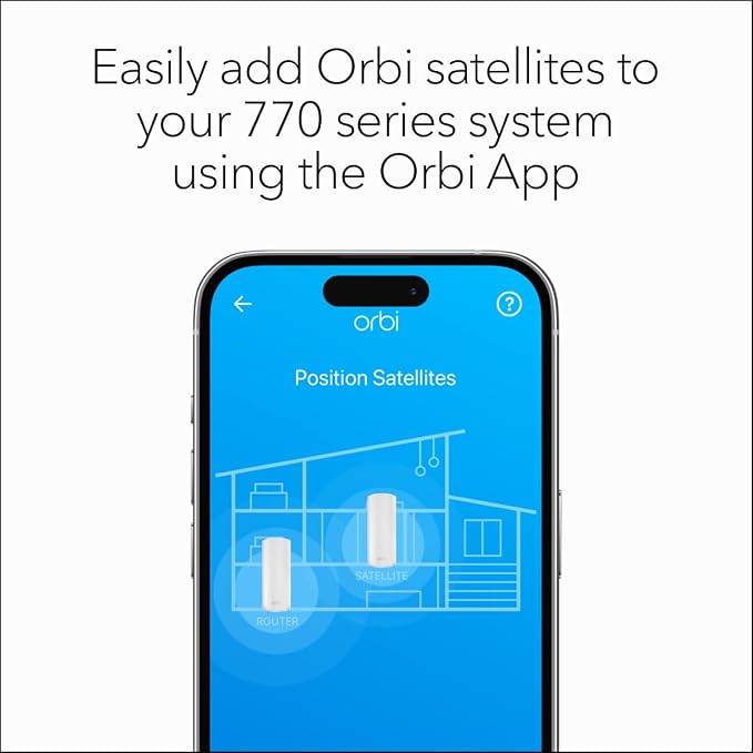 NETGEAR Orbi 770 Series Tri-Band WiFi 7 Mesh Add-on Satellite – Works - Image 6