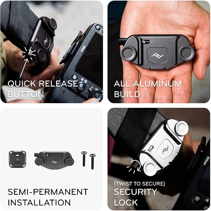 Peak Design Capture Camera Clip V3, Ocean - Image 6