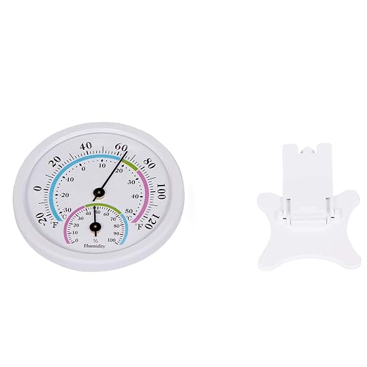 Mini Indoor Thermometer Hygrometer Analog 2 in 1 Temperature Humidity Monitor - Image 7
