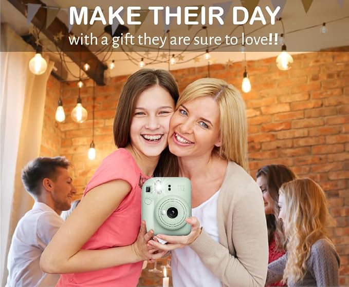 Fujifilm Instax MiniI 12 Instant Film Camera Mint Green, Fujifilm Instax Mini - Image 7