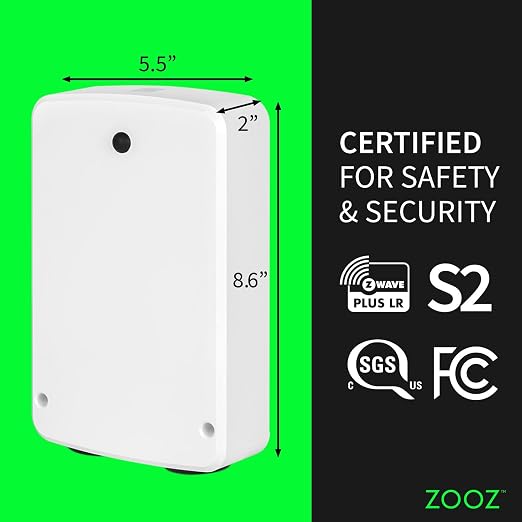 Zooz Z-Wave Long Range High Power Relay ZEN78 800LR | Z-Wave Hub Required - Image 4